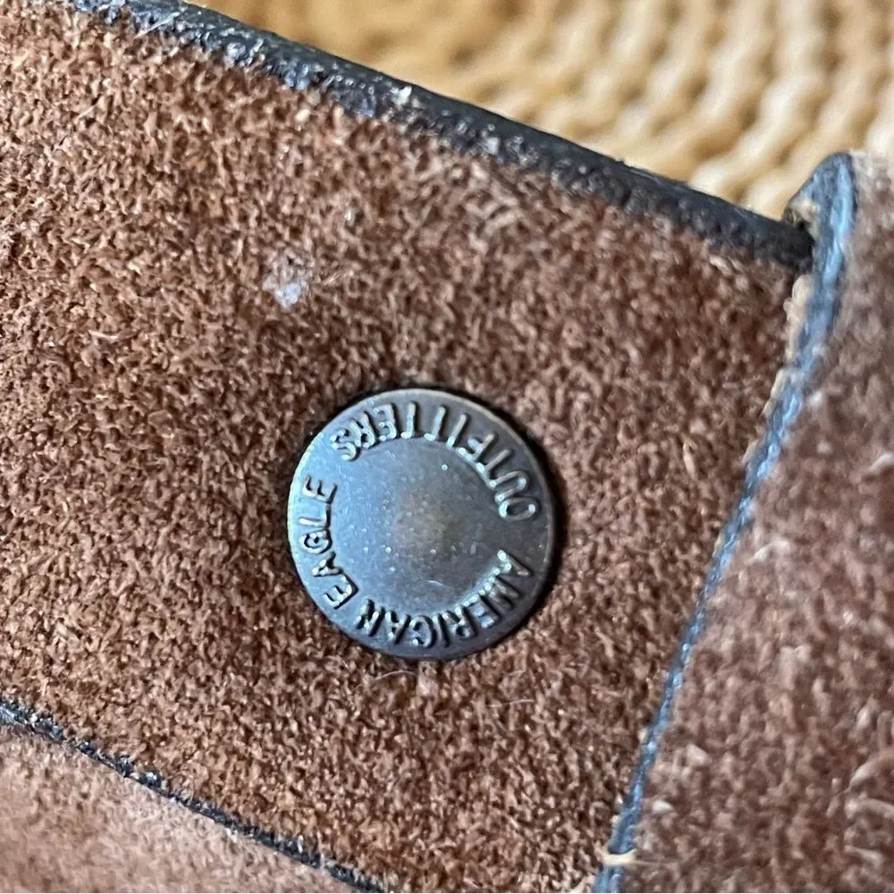 American Eagle Outfitters Men's Brown Leather Belt Size 39”